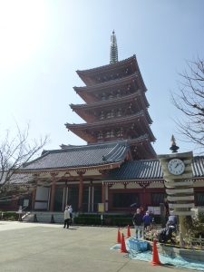 Sensoji temple pagoda
